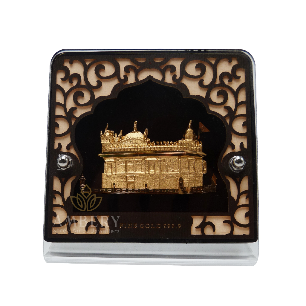 Golden Temple 24k Gold Leaf Frame