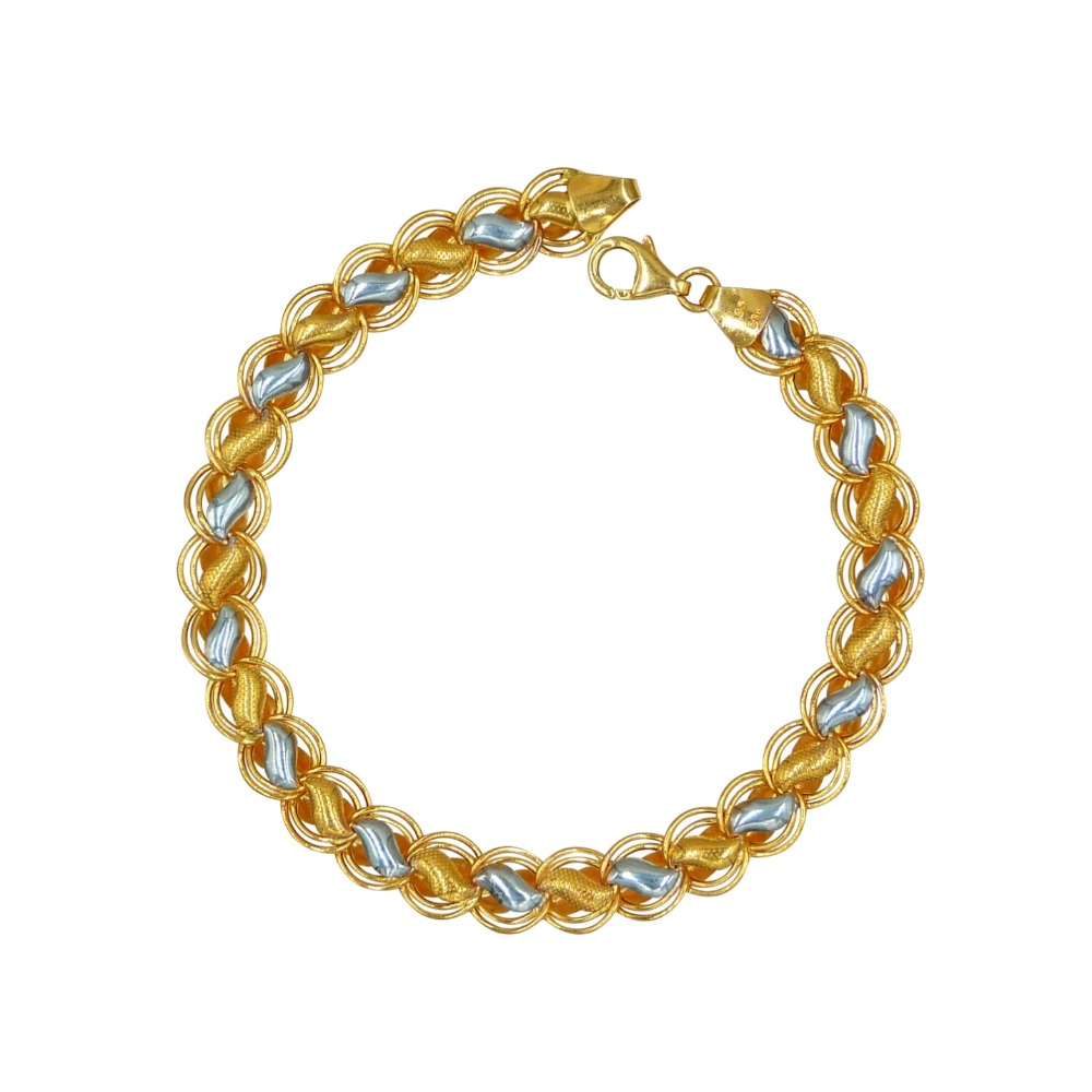 Gents 22k Gold Lotuse Bracelet