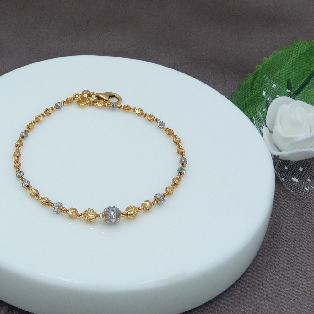 Beads Ladies Bracelet 22k Gold