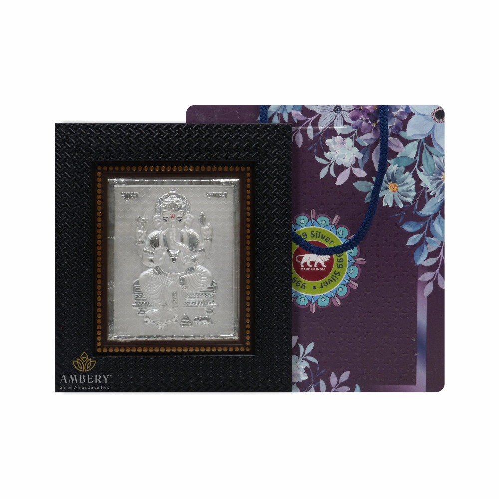 Ganeshji Silver Frame