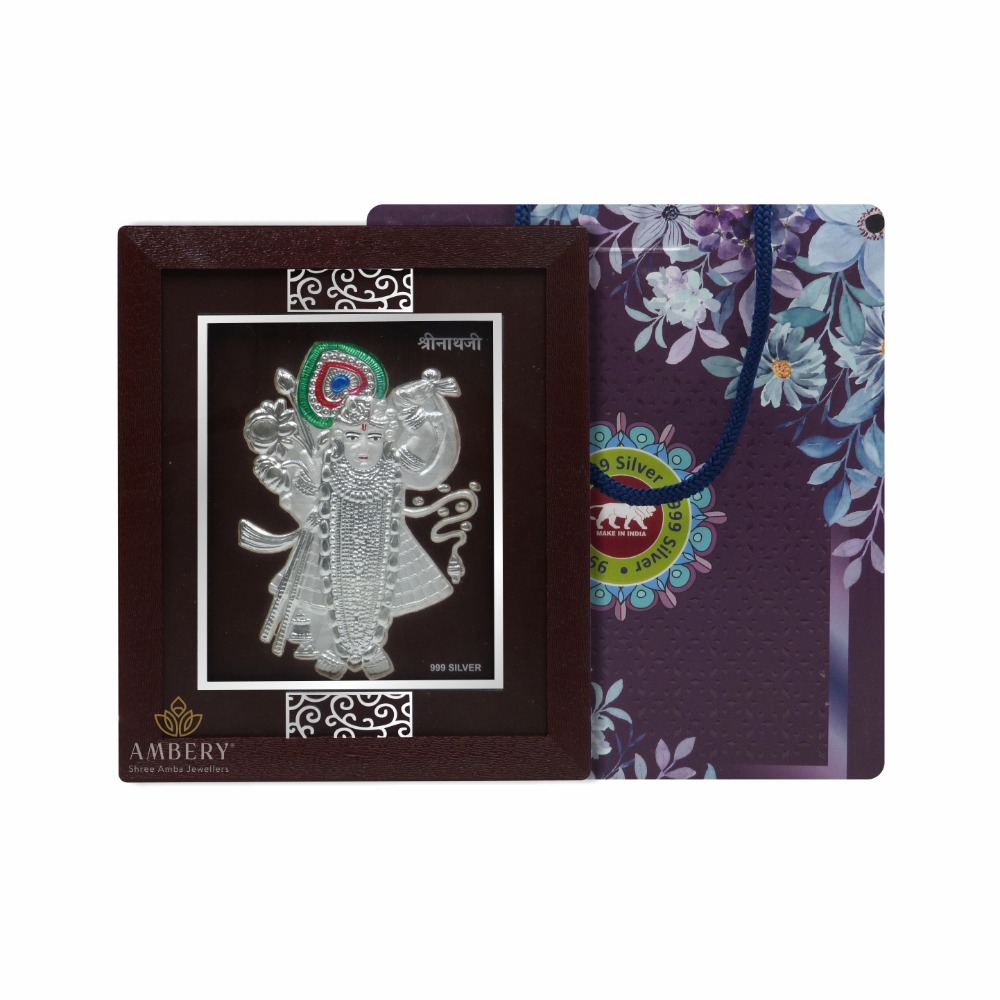 Shrinathji 99 Silver Frame