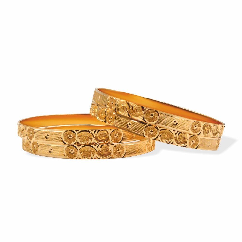 Handmade 916 gold bangles