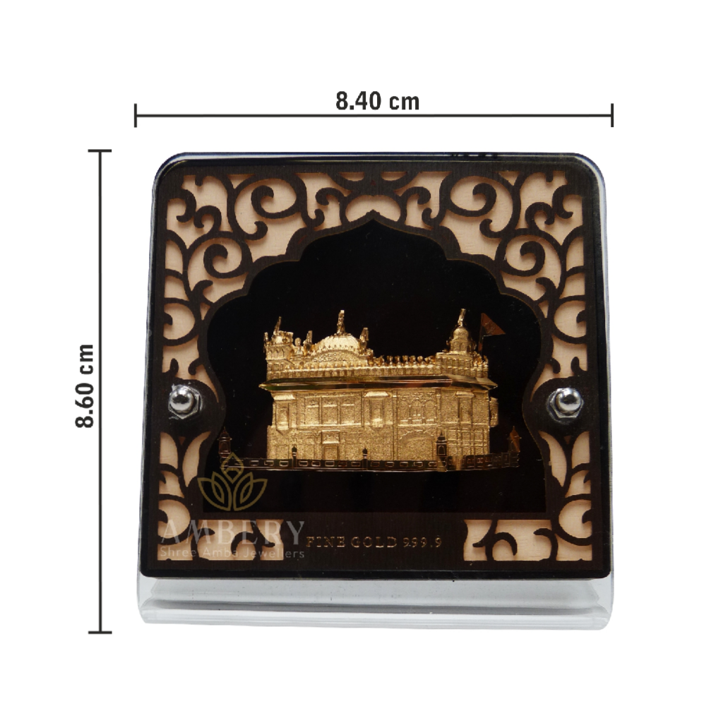 Golden Temple 24k Gold Leaf Frame